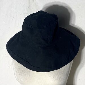 Princess Cruises Black Floppy Wide Brim Sun Hat